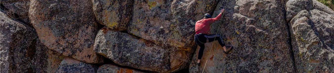 individual rockclimbing